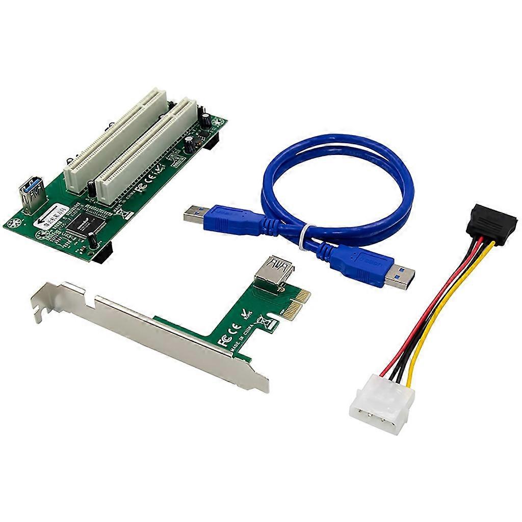 PCI-E Express X1 zu PCI Riser Adapterkarte erweitern Add-on-Karten Konverterkarte