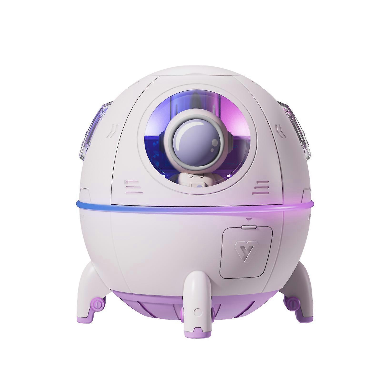 220ml RGB Humidifierfor Home, Space Capsule Humidifiers, Cool Mist Air Humidifier with Night Light, Whisper Quiet USB Humidifiers, Waterless Auto-Off