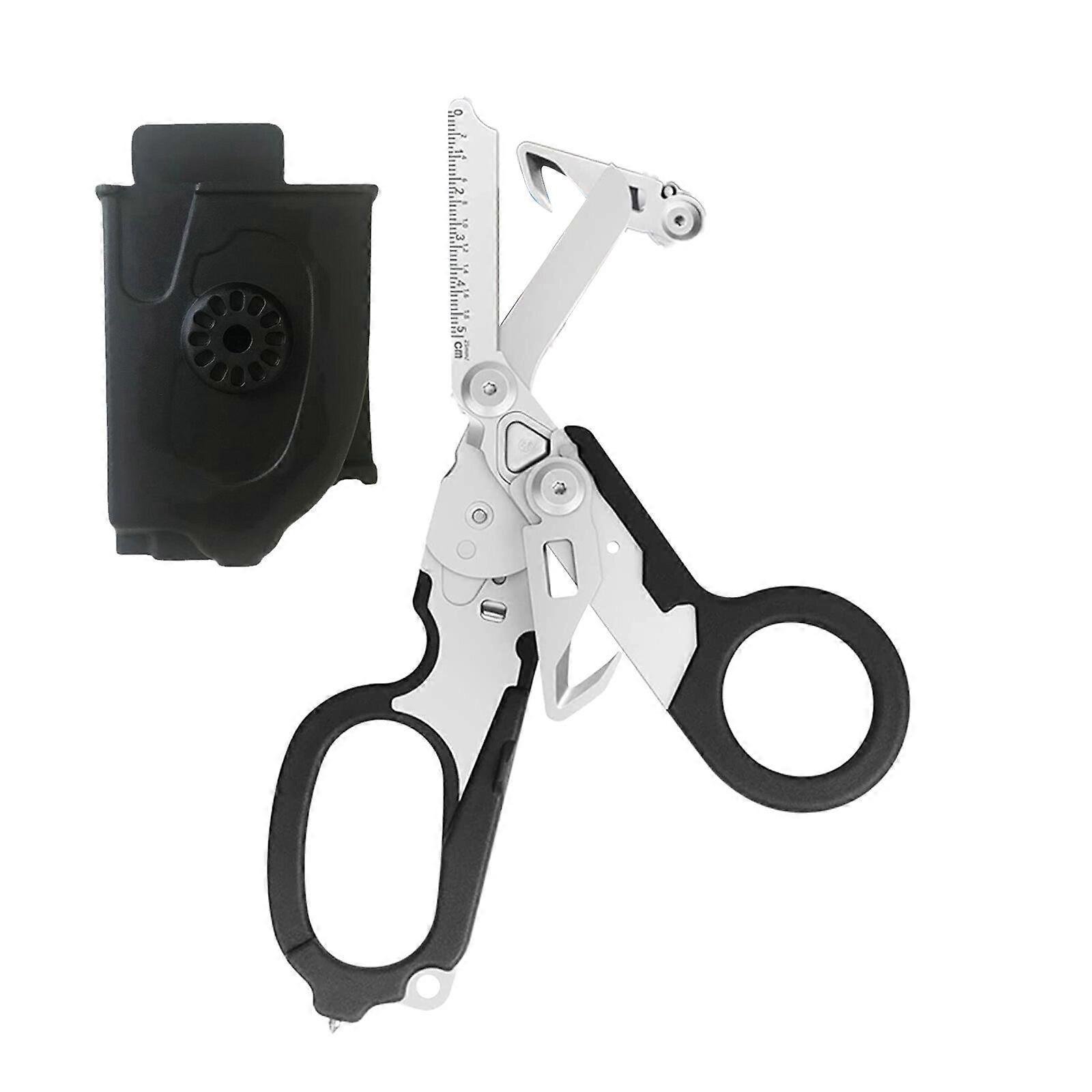Multifunctional Emergency Response Scissors Folding Pliers Outdoor Survival Tool