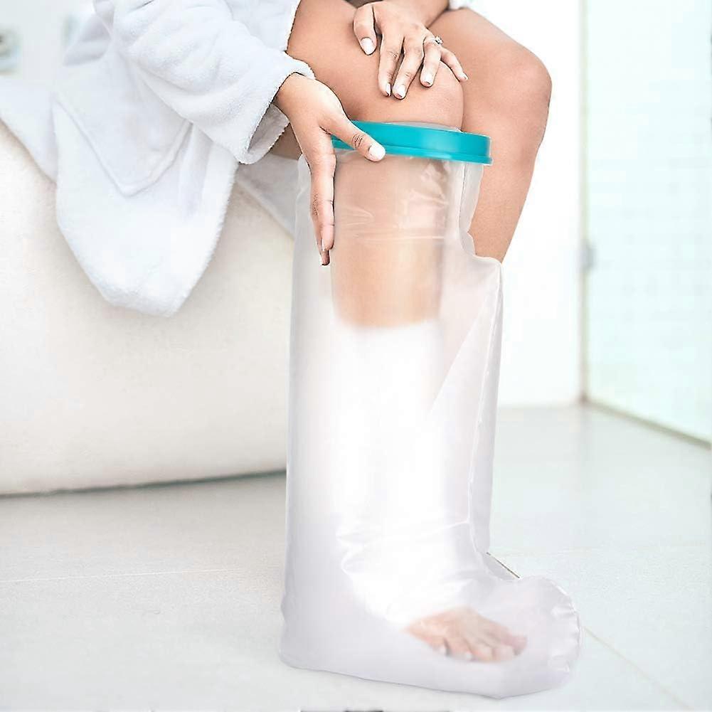Cast Protector Waterproof Cast Protector for Adult Half Leg, Waterproof Cast Protector, Waterproof Shower Protector for Keeping Cast and Bandage Dry U