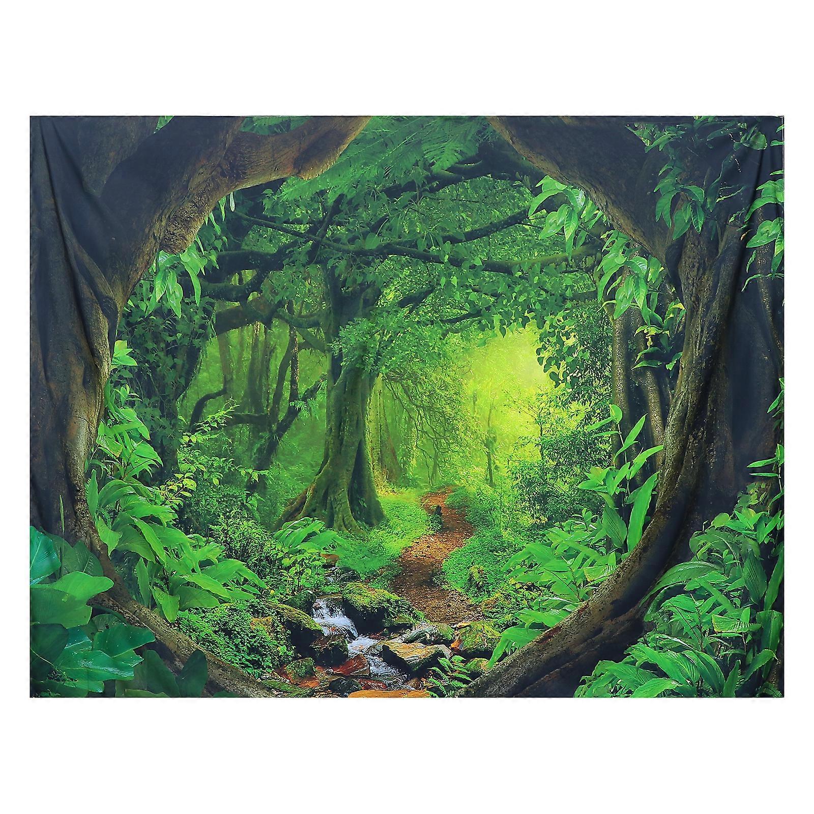 Forest Pattern Background Cloth Backdrop Cloth Fashionable Wall Tapestry