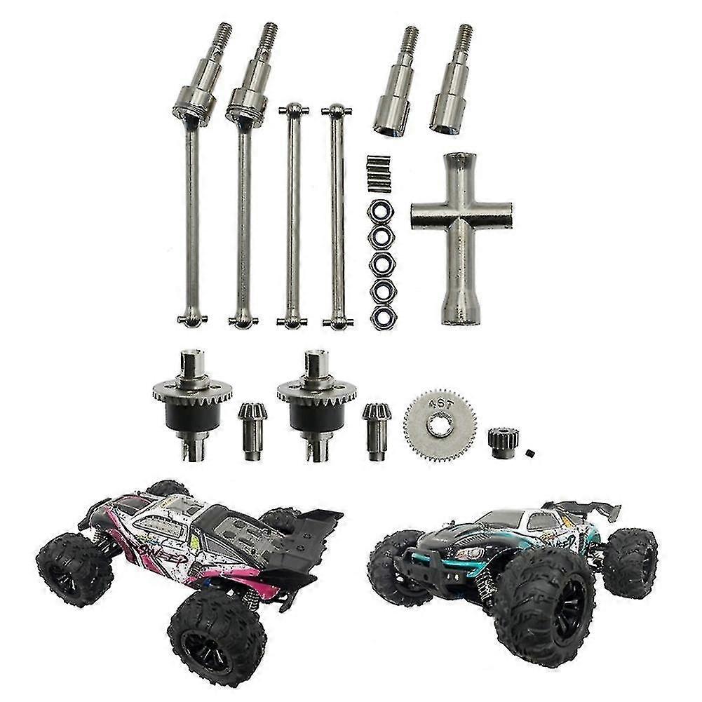 Engrenages Différentiel Métal Pour Voiture RC 1:16 – Compatible SCY 16101/16102/16103