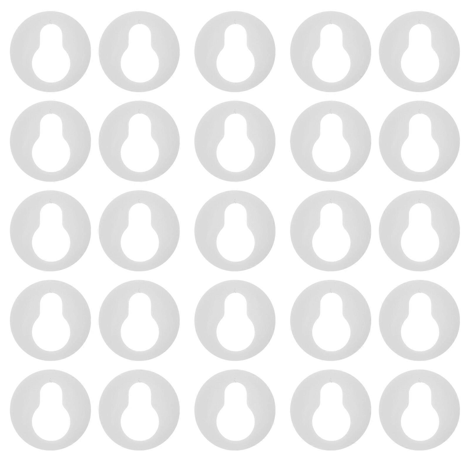 50pcs Photo Frame Keyhole Hangers Frame Keyhole Hangers Round Keyhole Hangers