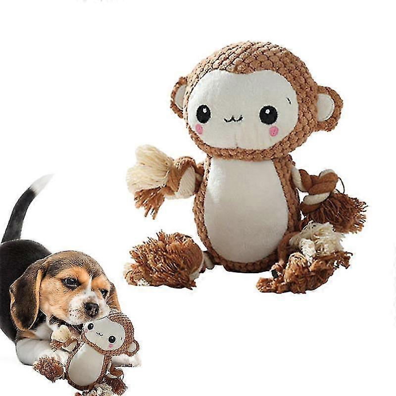 Squeaky Dog Toys Squeaky Dog Toys For Aggressive Chewers Supports Active Biting Lion Or Monkey Cute Dog Toy Supplies For Small