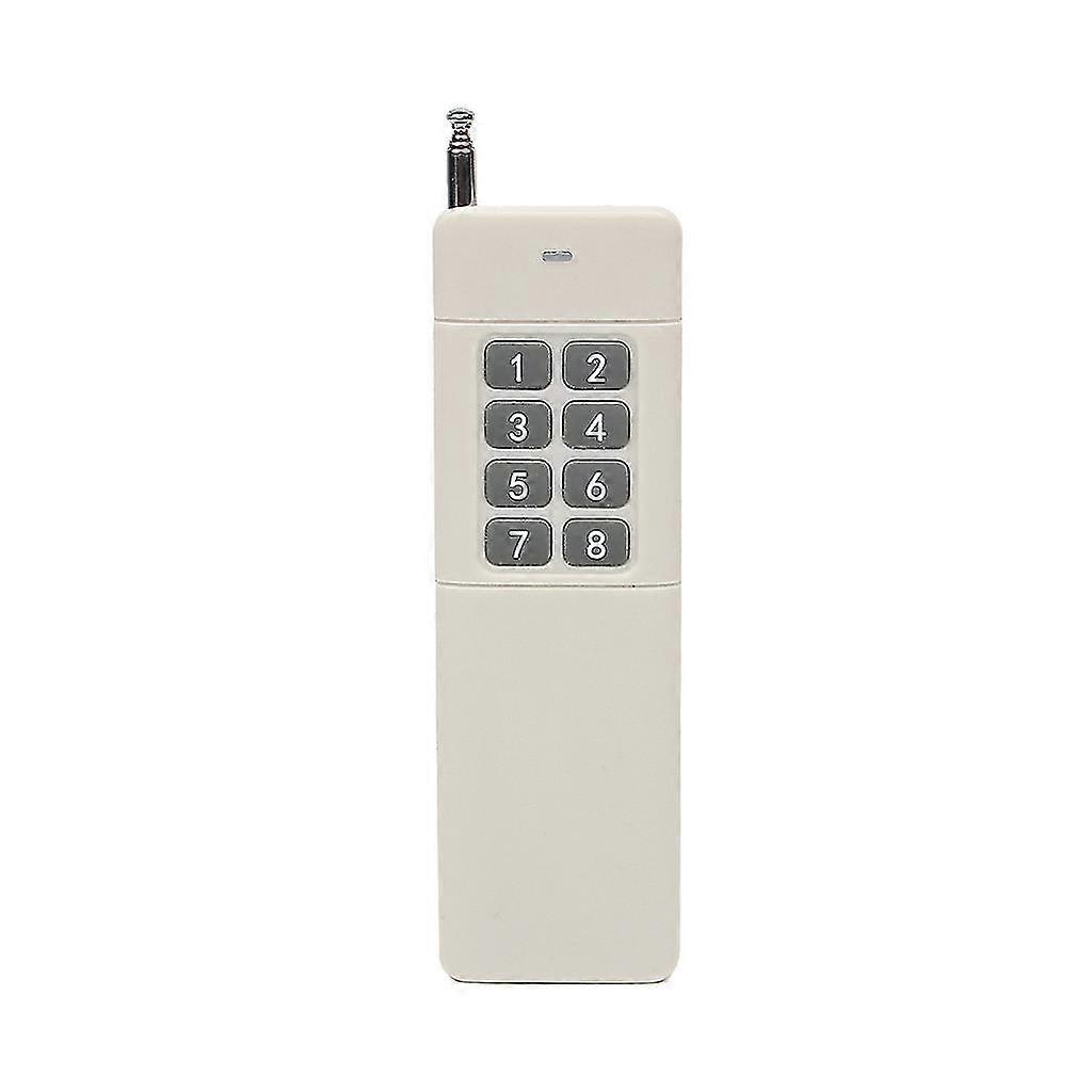 3000m Long Distance Range High Power 1/2/4/6/8/12ch Rf Wireless Remote Control Transmitter 433 Mhz Relay Switch Light /lamp/ Window/garage Doors Shutt