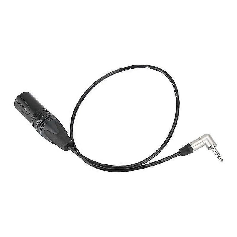 Lanxri Easync Sync Timecode Cable For Sony FS7 XLR 3 Pin Male To Angled 3.5mm Mini Jack