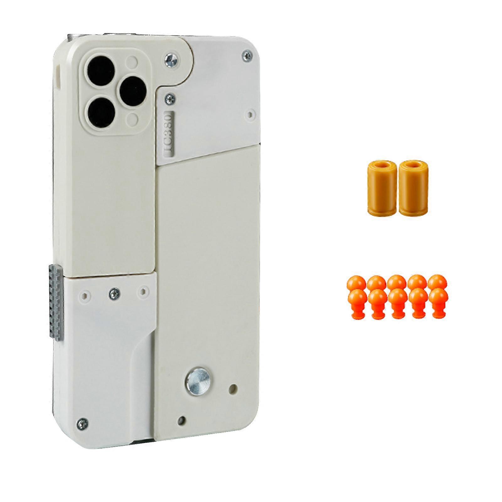 Fun Model Silicone Phone Case Gift Foldable White Plastic Grey Pink