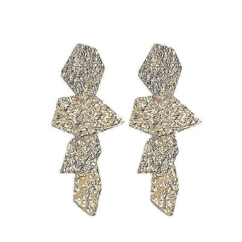 Hammered Surface Geometric Boho Earrings