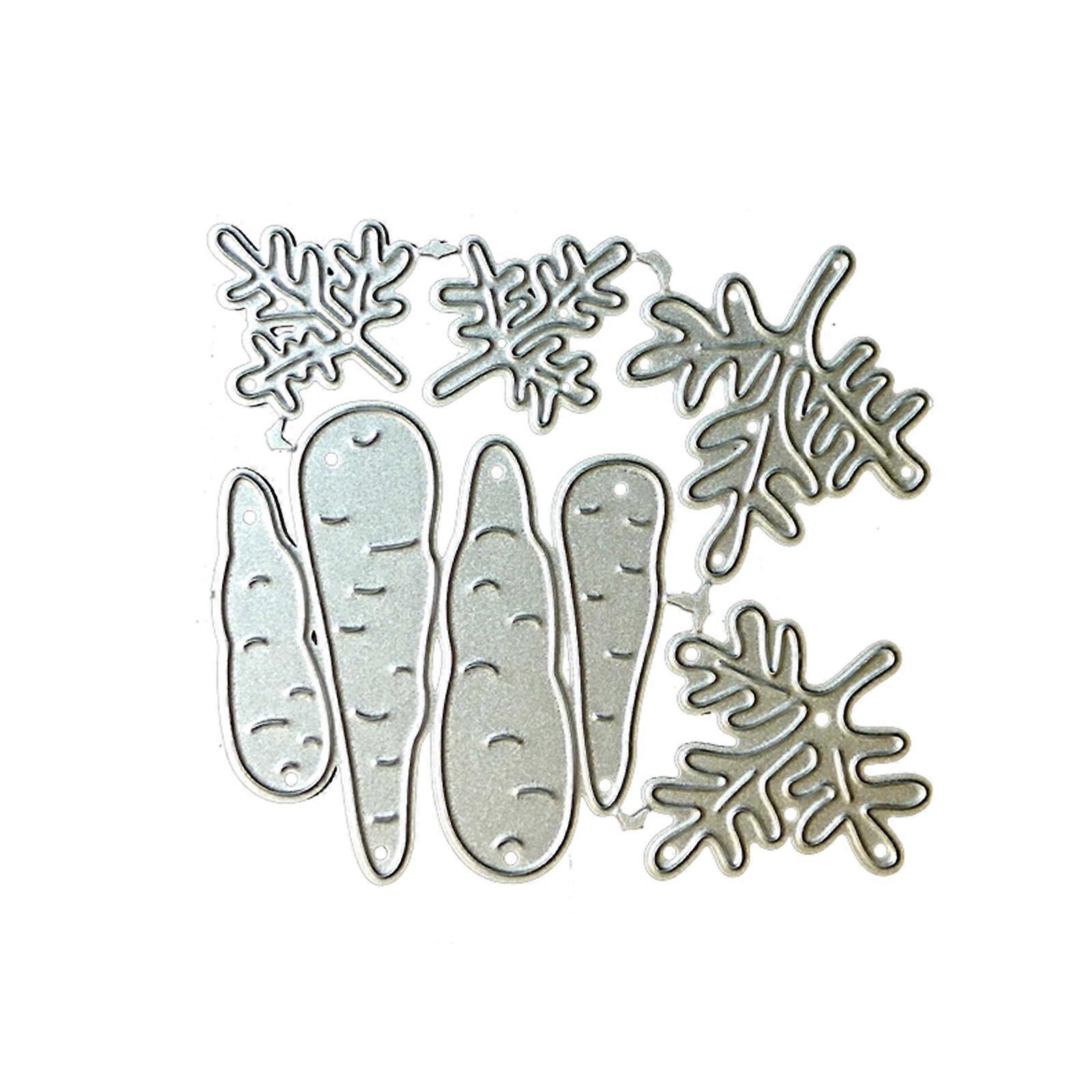 unbrand Cute Carrot Embossing Stencil Metal Cutting Dies DIY Easter Decor Craft Dies