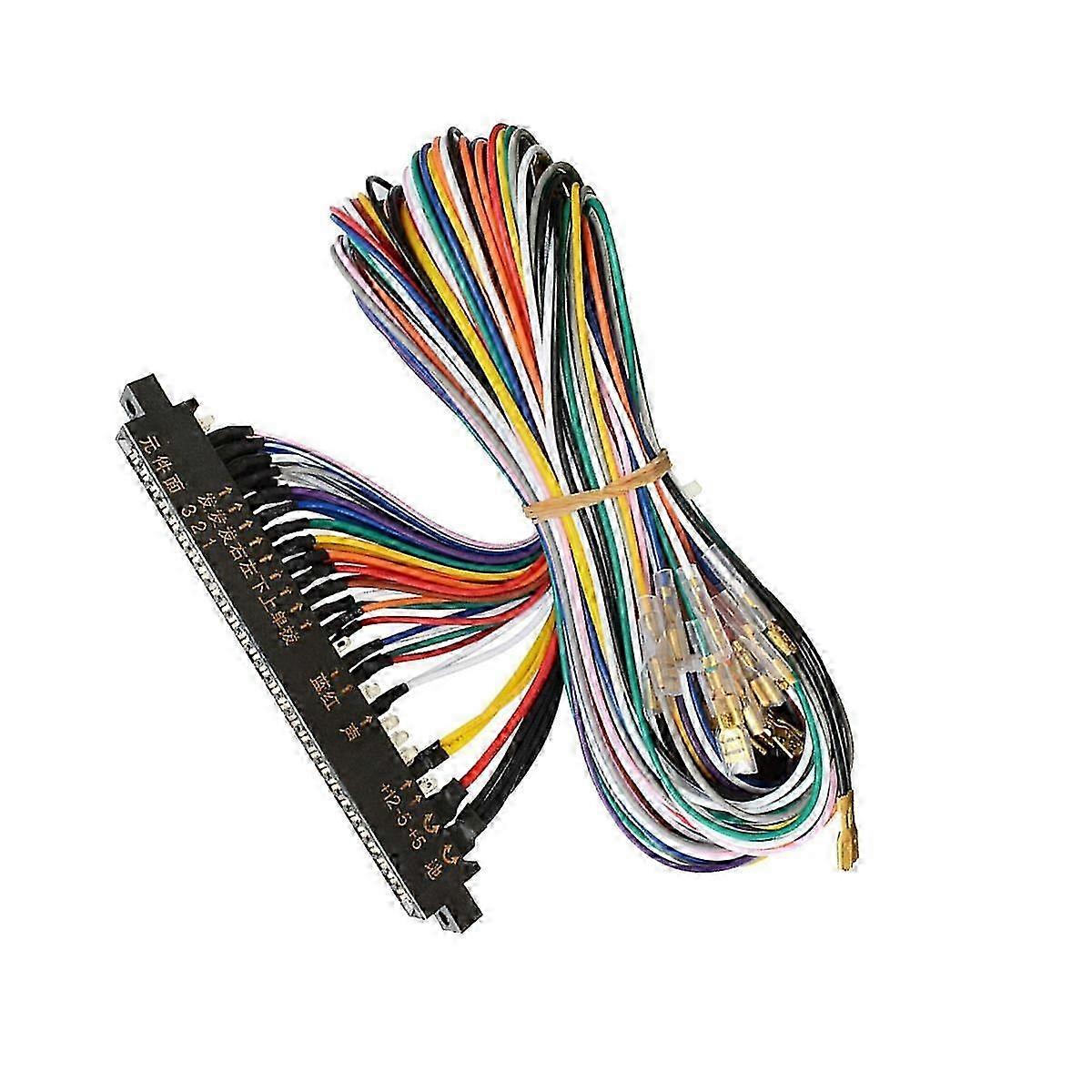 Jamma 28 Pin Arcade Cable Arnés Joystick Botón Conector para Video Arcade Game Box Arcade Game(4