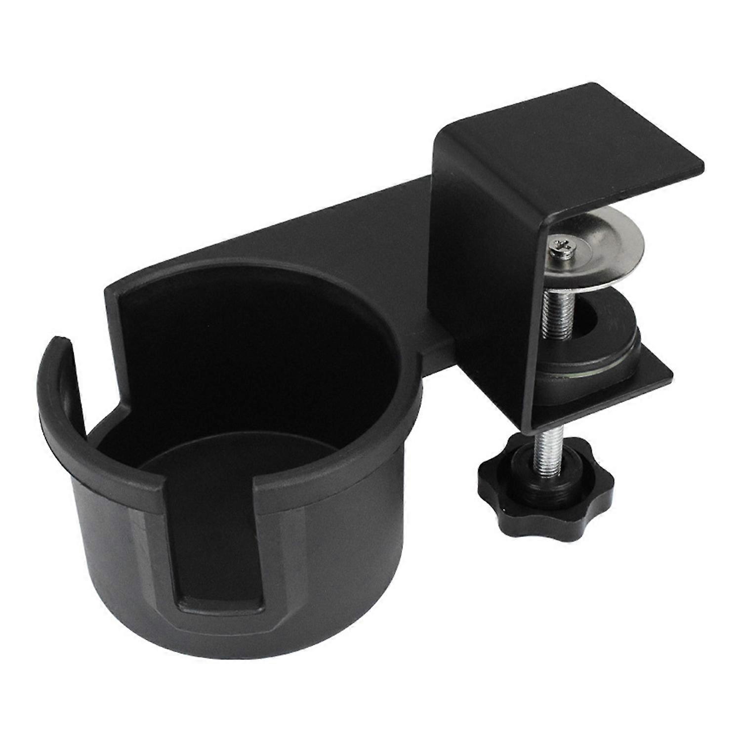 Under-Desk Cup Holder 180 Degree Rotating Anti-Spill Sturdy Adjustable Clip Design Mug Holder Home