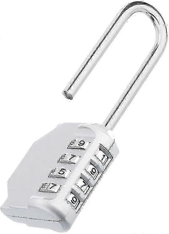 New product,Long Combination Padlock, 4 Digit Number Outdoor Code Padlock, Long Handle Combination L