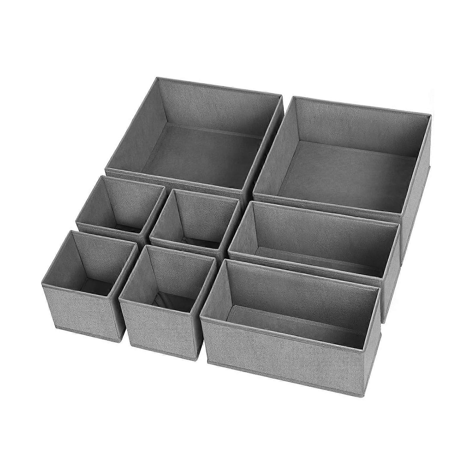 Underwear Wardrobe Drawer Dividers Storage Boxes Large Capacity Multiple Compartments Bra Socks Storage Organizer Bins