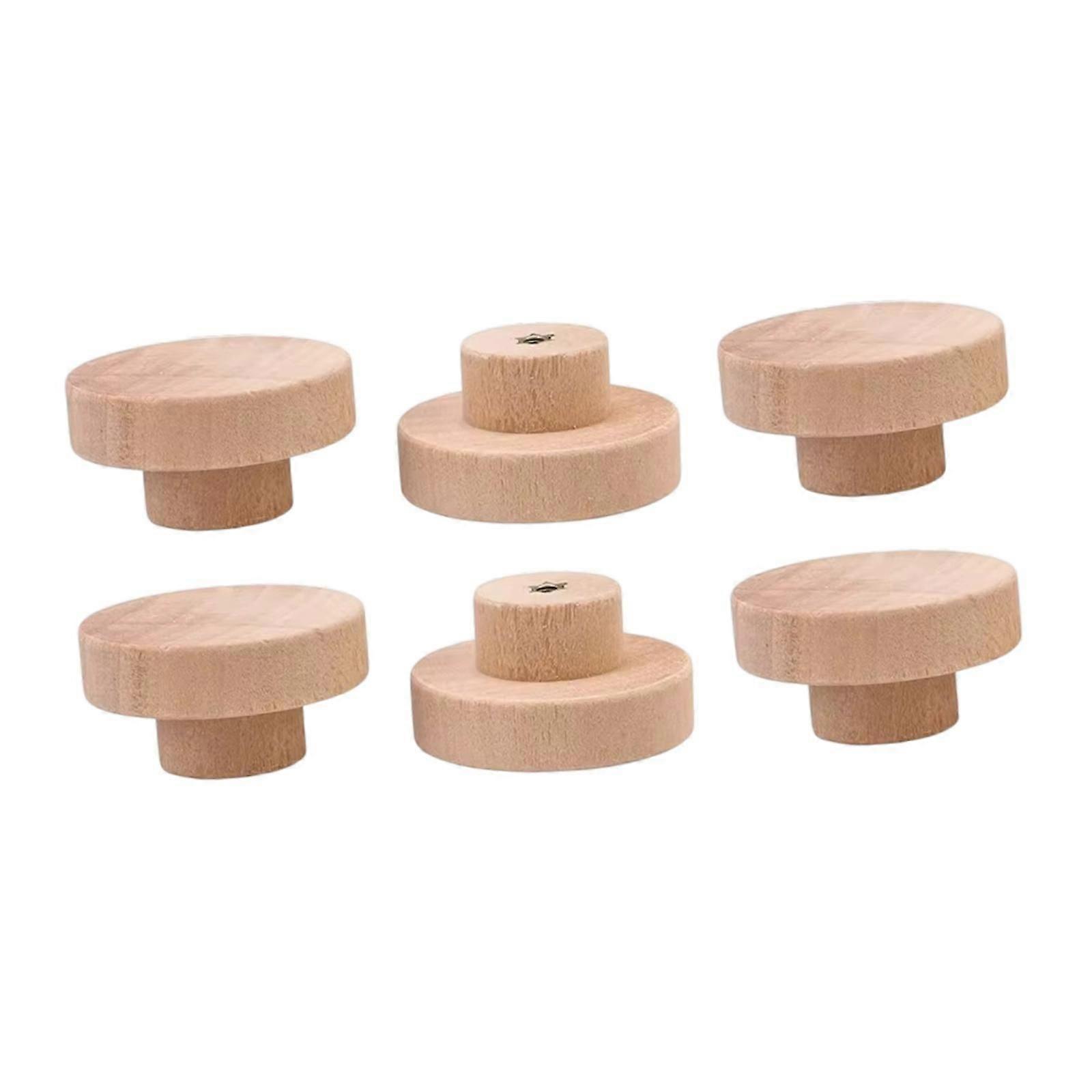 6x Kitchen Cabinet Knobs Cabinet Pulls Handle for Cupboard Furniture Cabinet 3cmx2.5cm