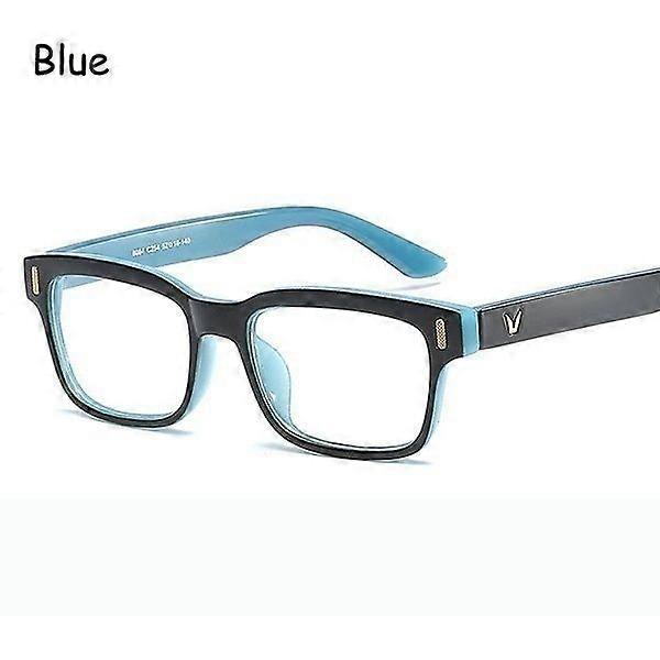 Retro Men's Classic Square Optical Glasses [Blue]