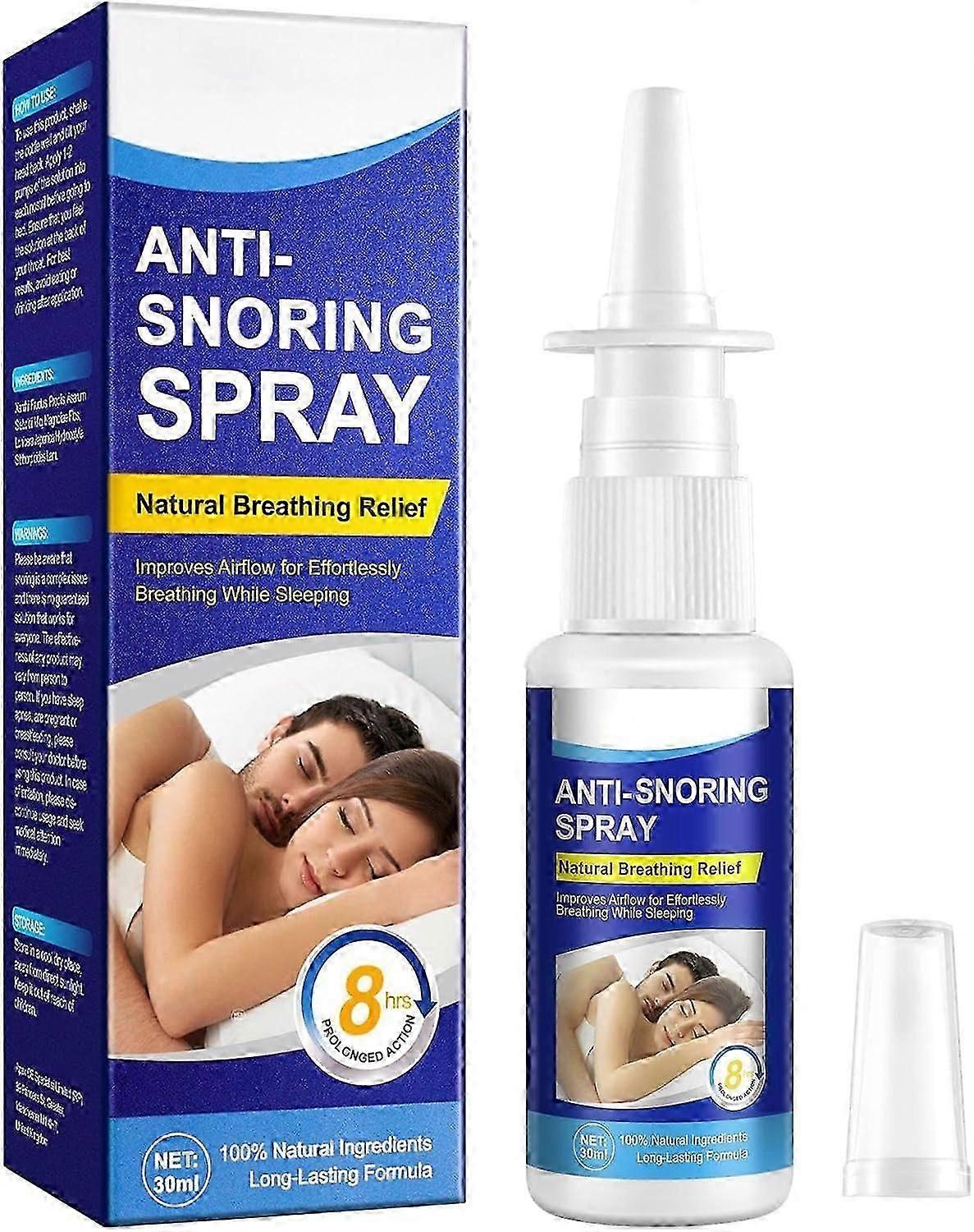 رذاذ مضاد للشخير ، توقف عن الشخير ونم جيدا ، جهاز فعال لوقف الشخير ، نم جيدا طوال الليل! للرجال والنساء