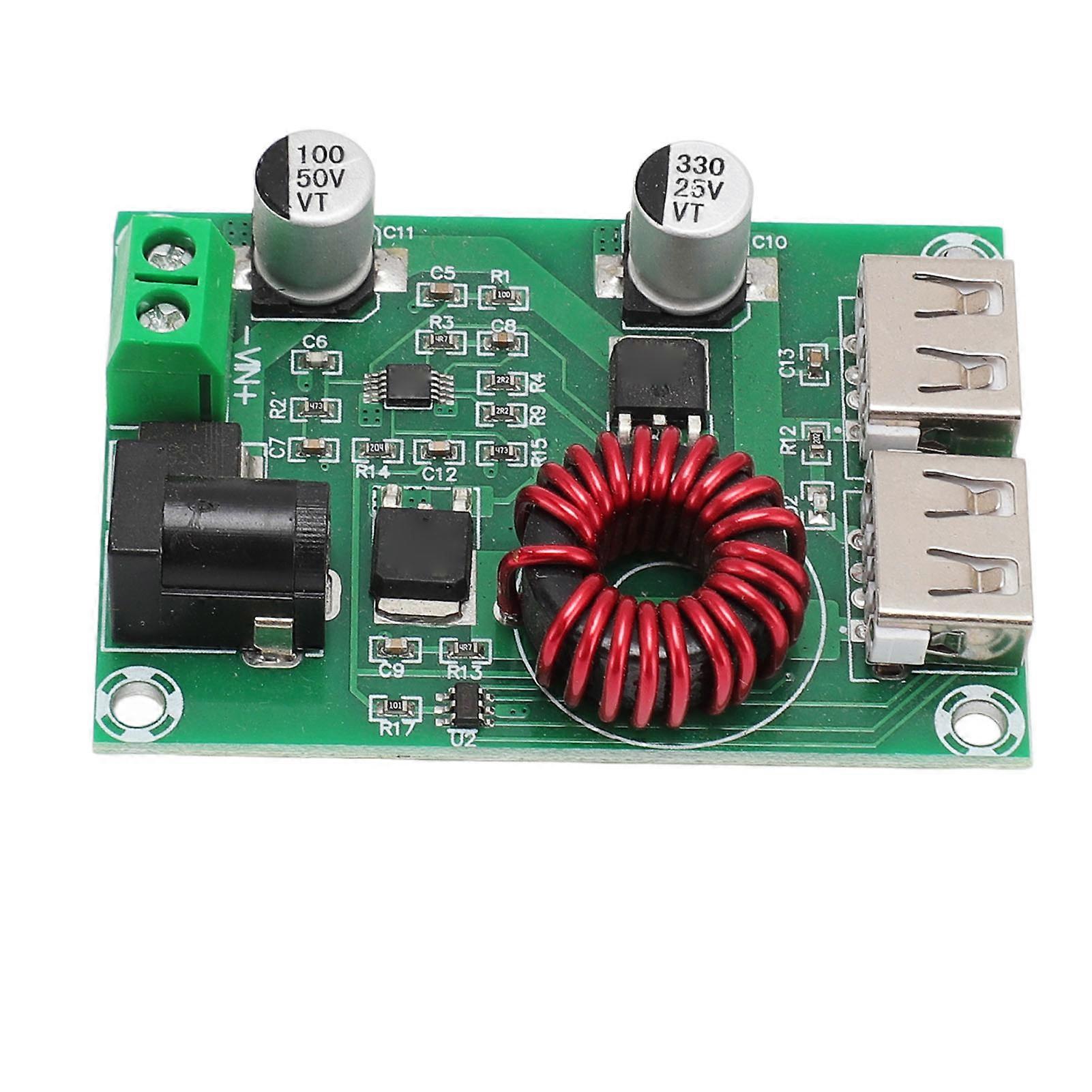 Módulo Buck DC 9V?36V a 5V Dual USB Output Voltage Buck Converter Módulo para carregamento