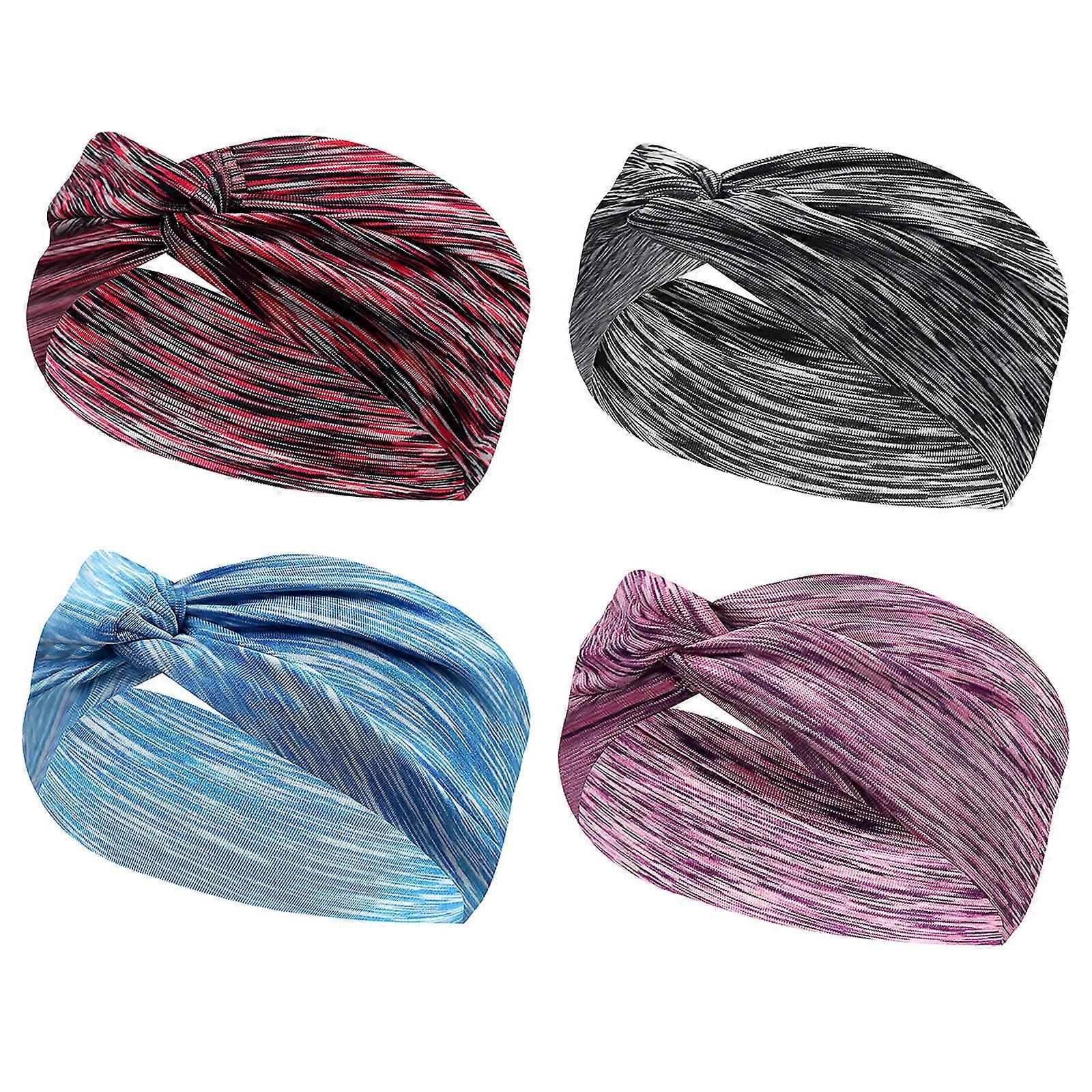 Stylish and Functional Headbands - 4 Pack