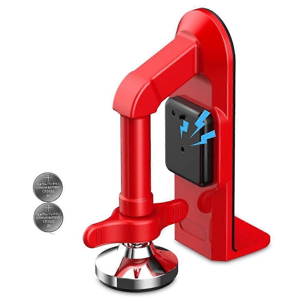 Portable Alarm Door Stopper - 80dB Anti-Theft Security Alarm Door Stoppers for Bottom of Door, Adju