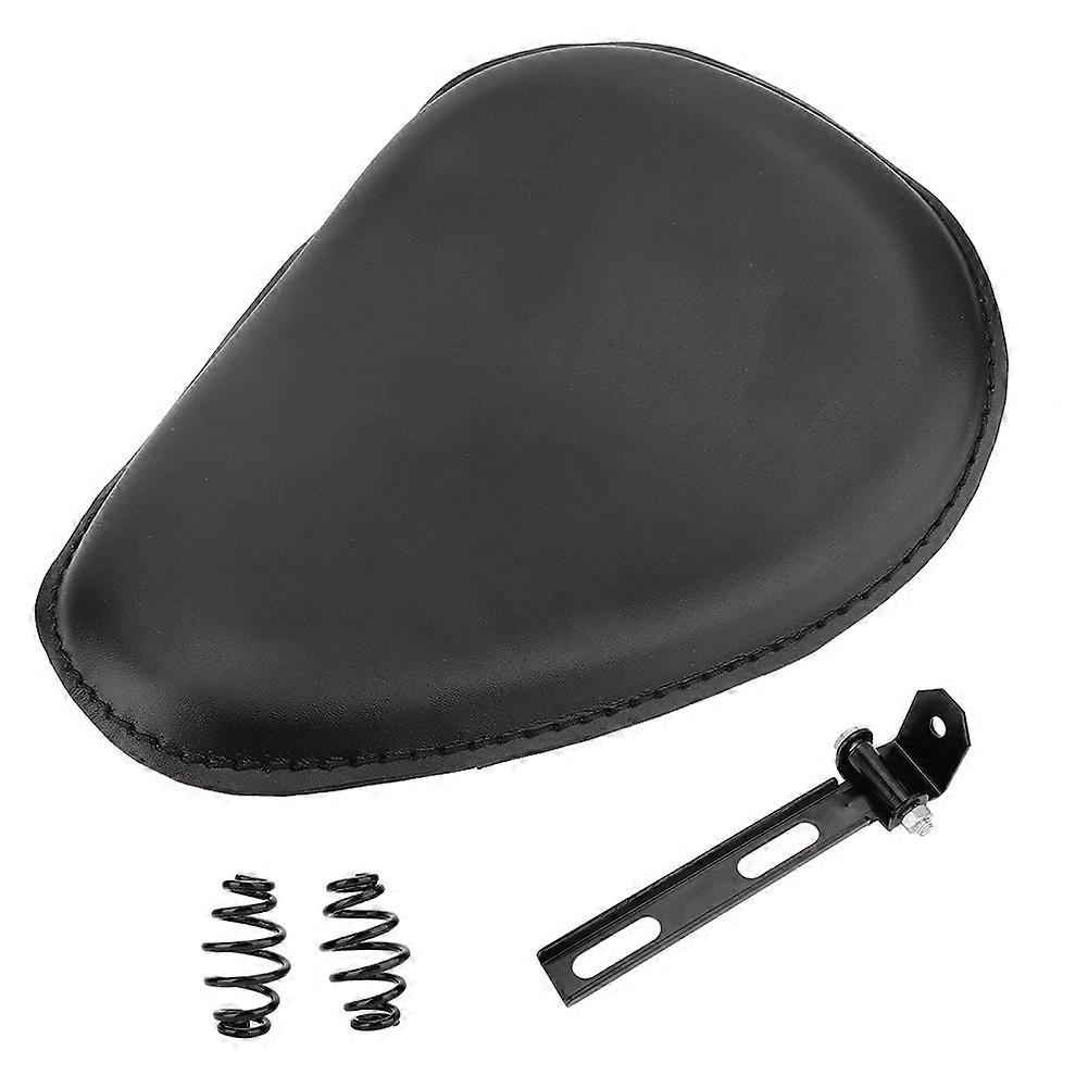 Motorcycle Leather Spring Bracket For Seat Black