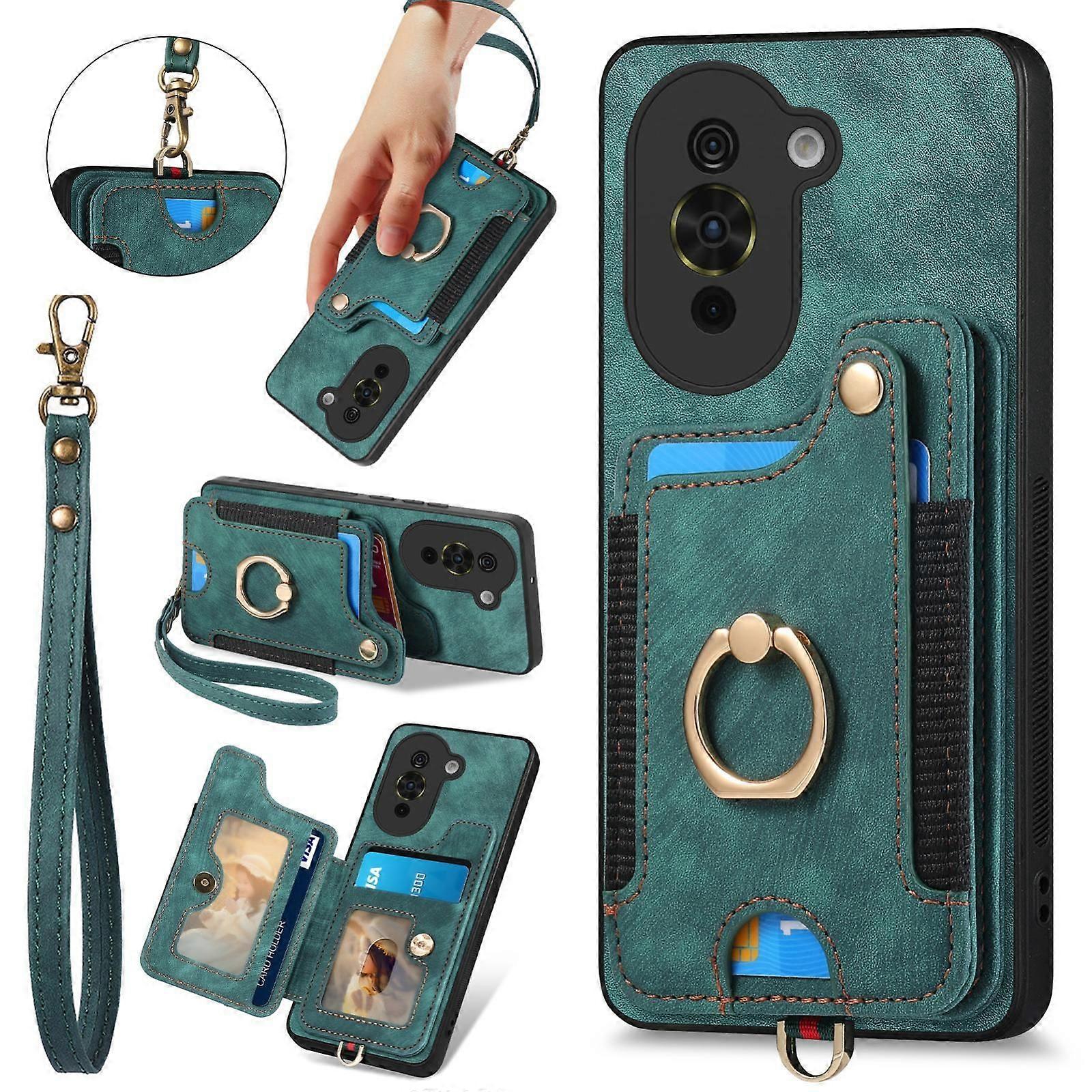 Ring Multi-Card Plånboksfodral för Huawei Nova 10 Pro