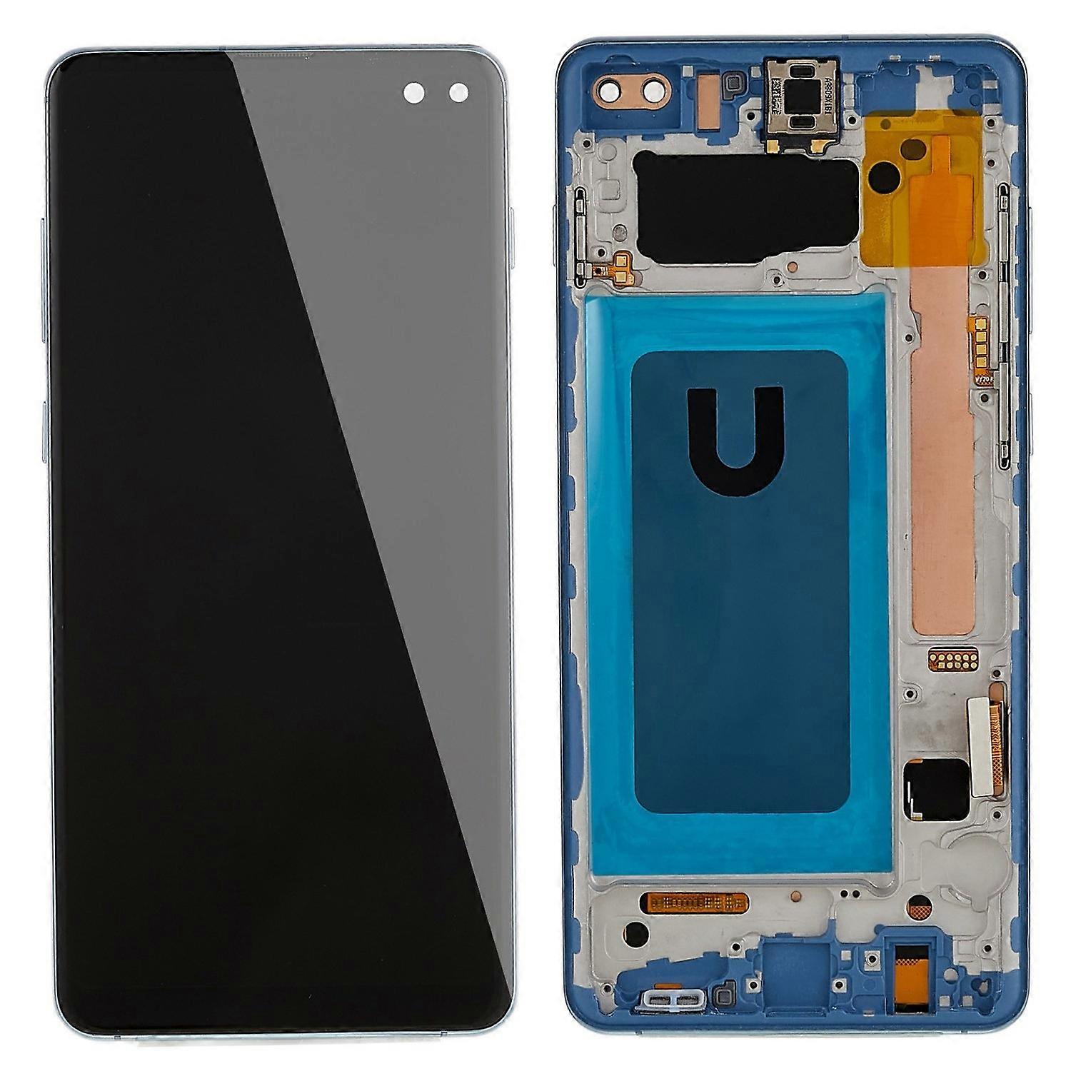 For Samsung Galaxy S10 Plus G975 LCD Screen and Digitizer Assembly + Frame Replacement Part