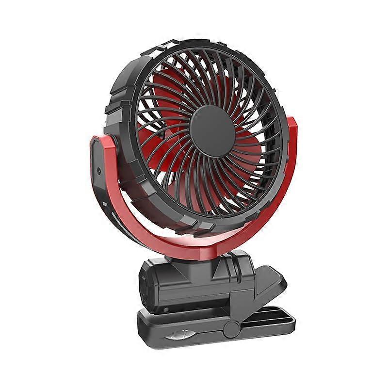 Rechargeable Clip Fan for Home and Office - 5-Inch Portable Battery Operated Mini Fan with Adjustable Speed and Lightweight Design