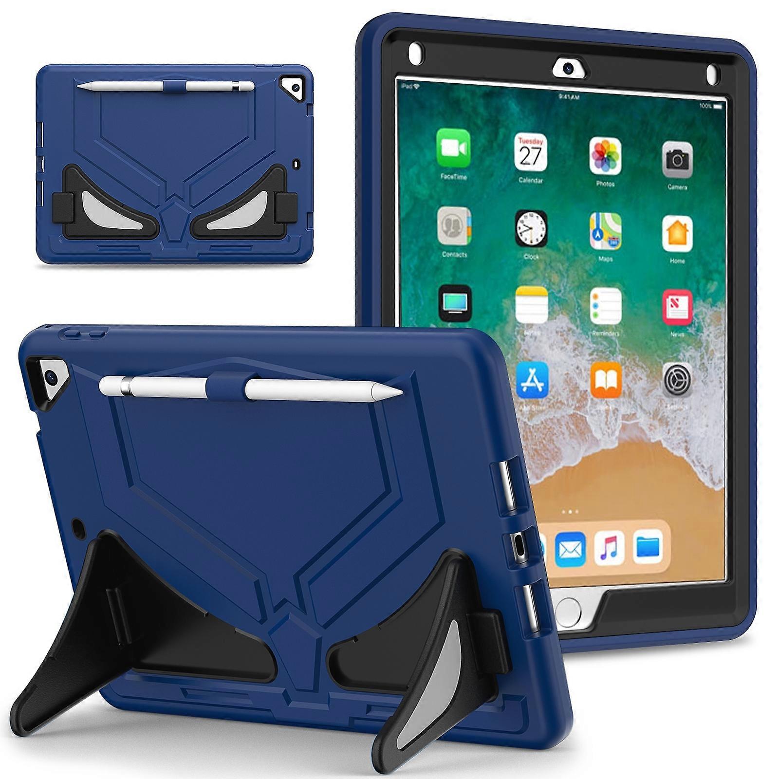 For iPad 9.7 2018/2017 / Pro 9.7 2016 / Air 2 Silicone + PC Shockproof Protective Tablet Case