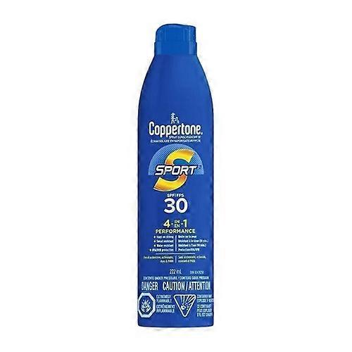 Coppertone Sport 防水防晒霜 SPF 30 气雾剂,222 毫升