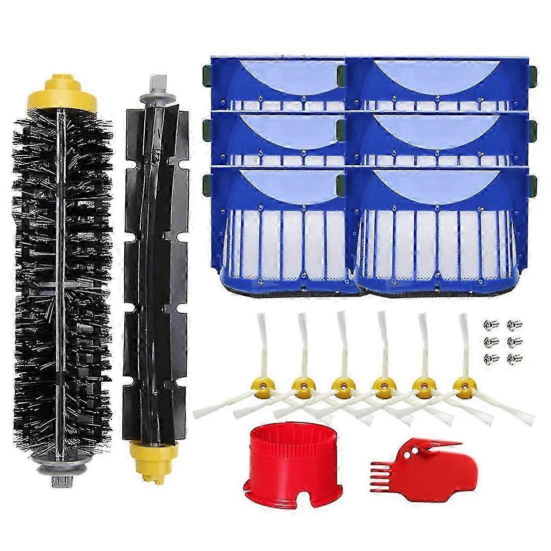 Replacement Accessories for 600 Series Robot Vacuum - Main Brush, Side Brush, Filter