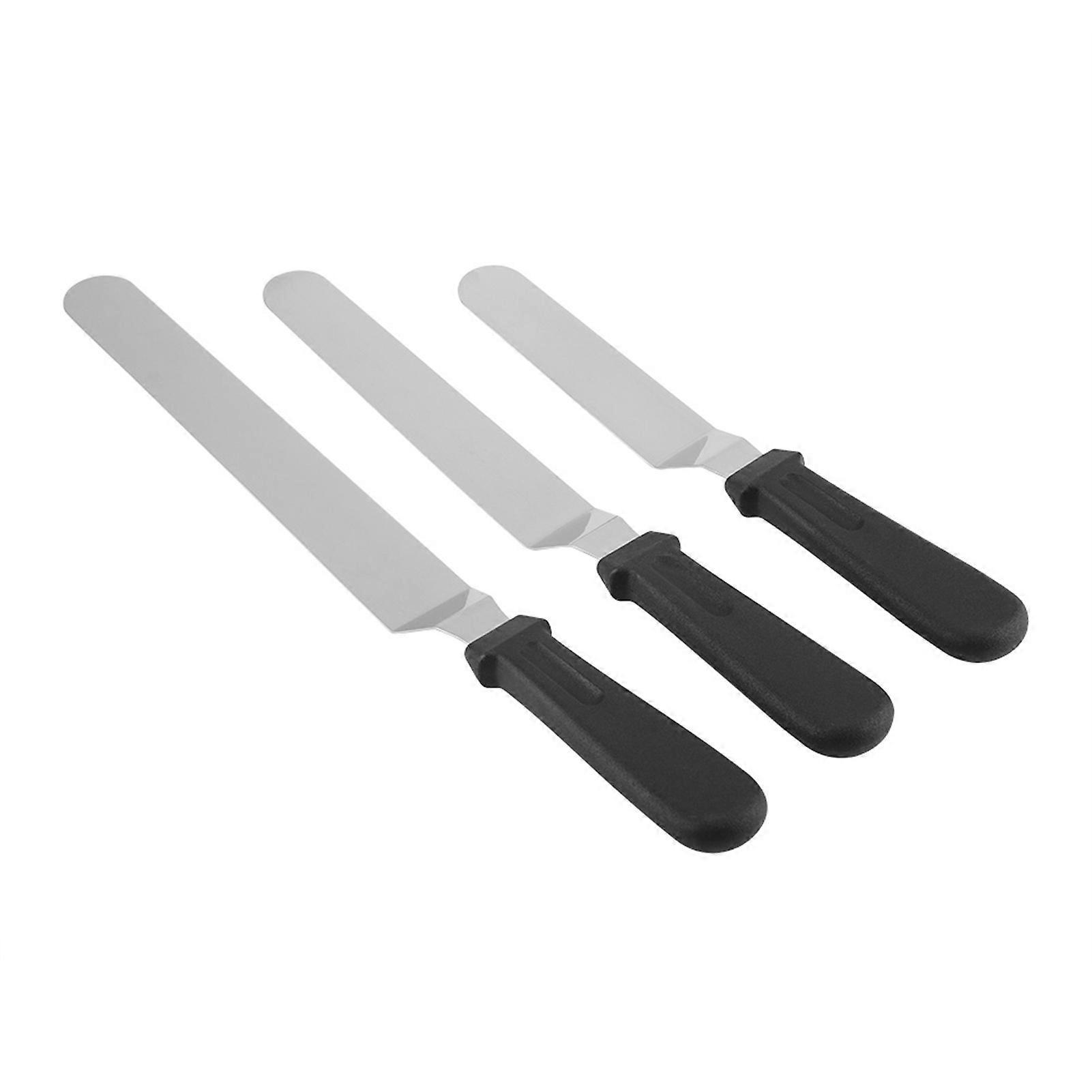 Stainless Steel Cake Knife Set, 3-Piece, Decoration Tool, Kitchen Spatula