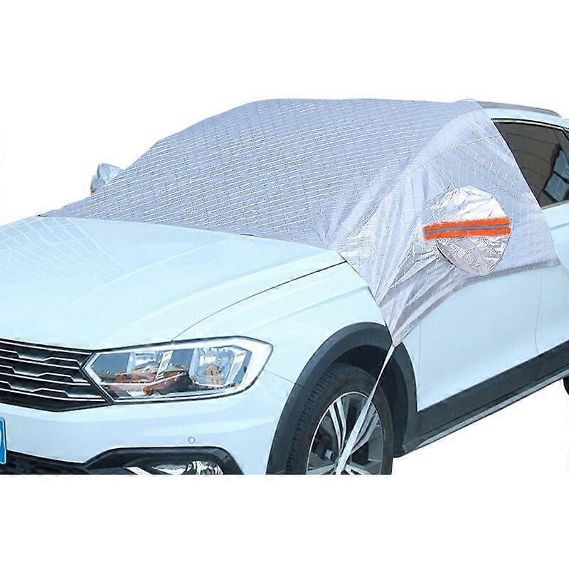 Auto-Windschutzscheibenabdeckung, Winter wasserdichte Auto-Windschutzscheibenabdeckung für Eis, Schnee, Frostschutz, extra große Größe mit Spiegelabdeckungen, passt