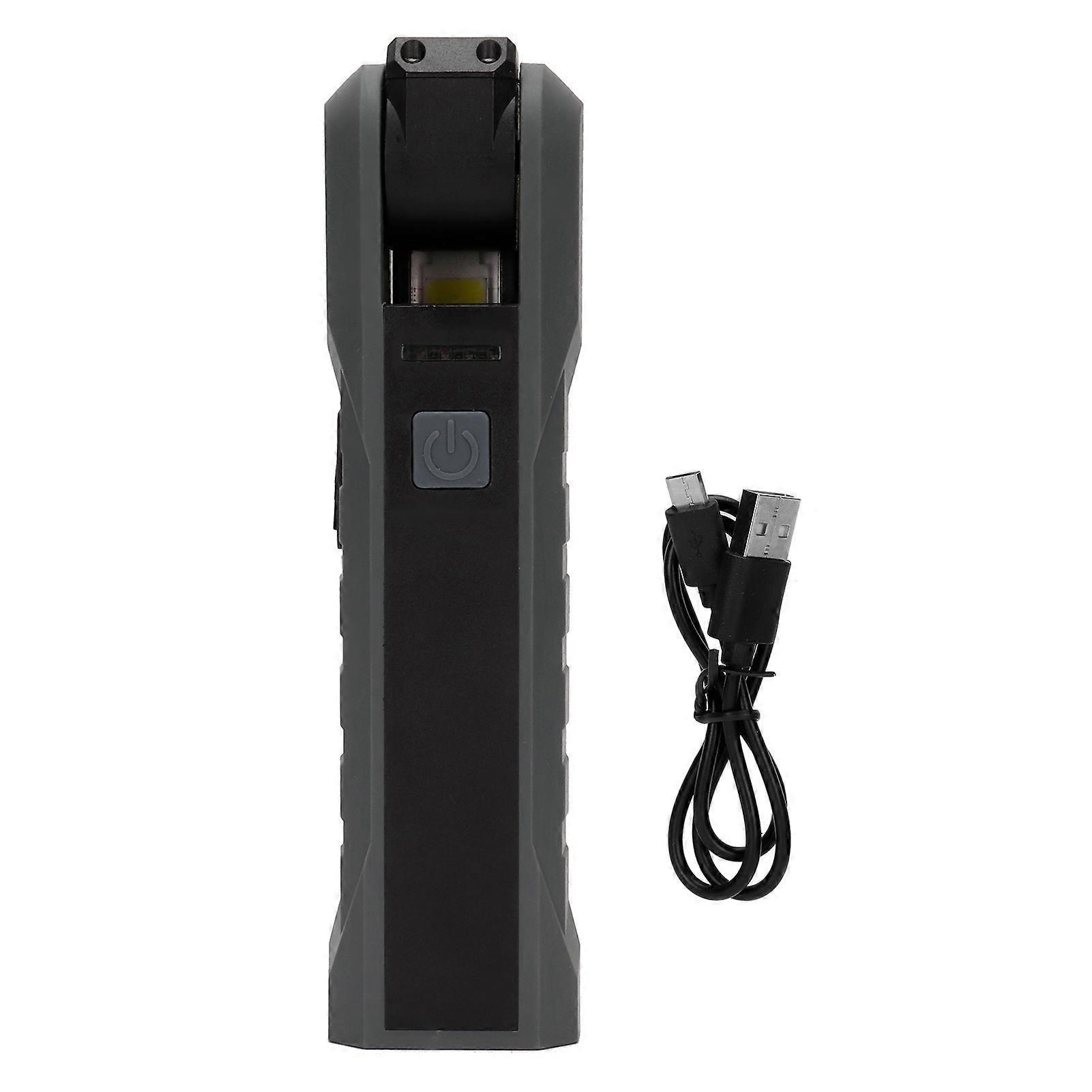Multifunction COB Flashlight with Magnet, USB Rechargeable, Folding Design, Ideal for Car Inspection and Work Tasks