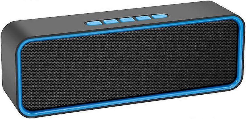 ortable Wireless Speaker, Bluetooth 5.0 Speaker with 3D Stereo HiFi Bass, 1500mAh Battery, 12 Hour Playtime (Blue)