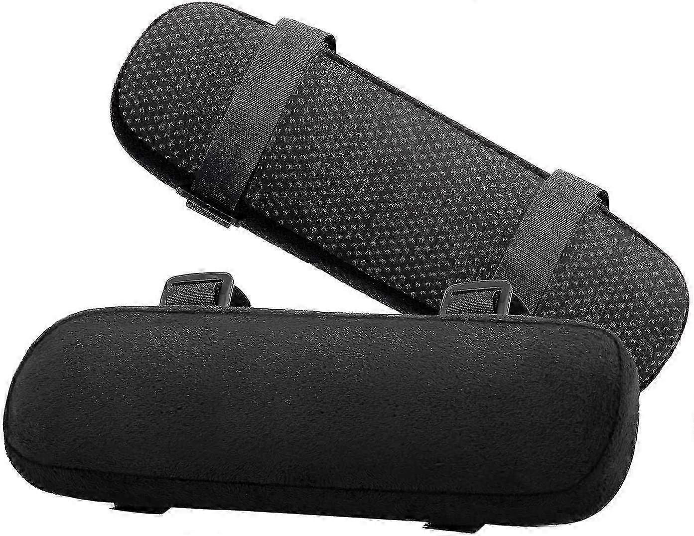 Chair Arm Pads, 2 Foam Soft Elbow Pillow Pads - Black