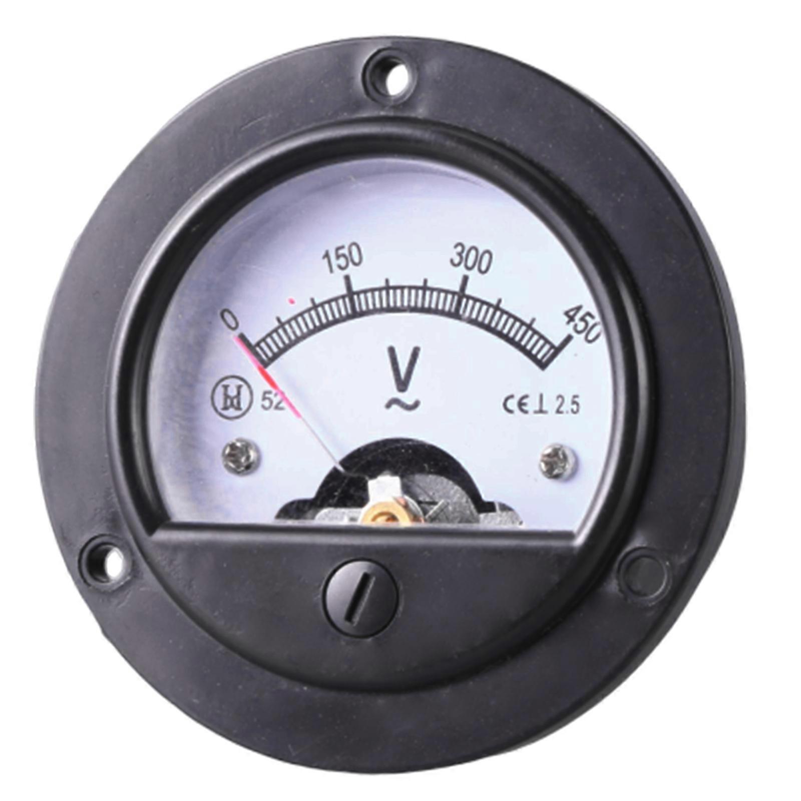 AC0-300Volt AC0-450V Voltmeter Analog Pointers Meter Electrical Testing Voltage Tester Analog Panel Meter