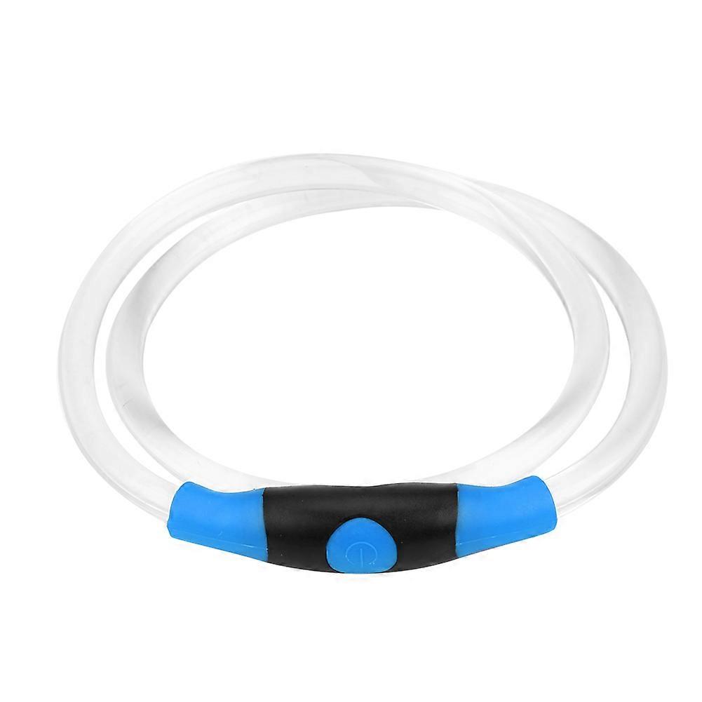 LED Dog Collar USB Rechargeable Light Glow Adjustable Pet Collars