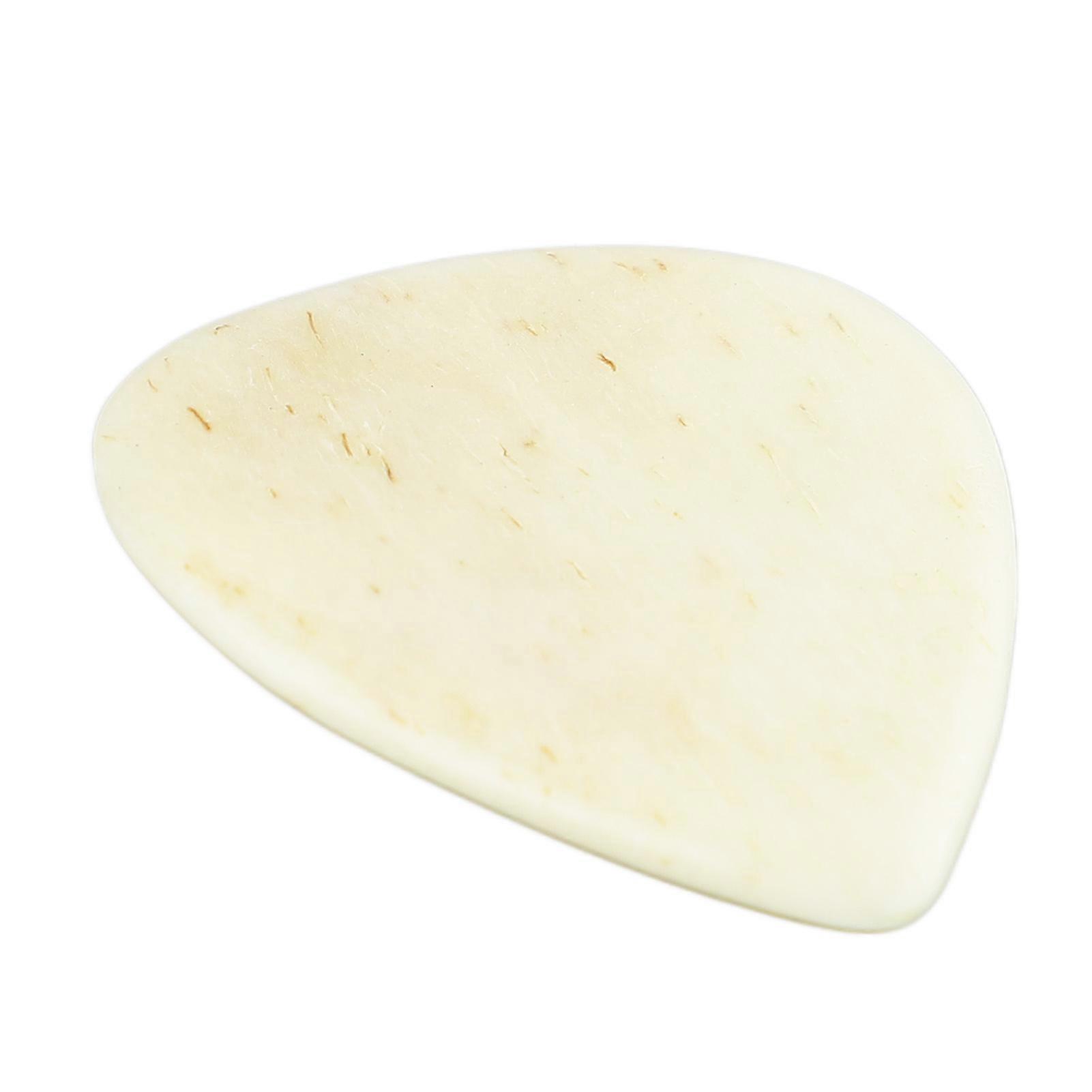 Guitar Pick Ox Bone Skidproof Easy Playing Plucking Pick Accessory for Performance Flat Surfaces