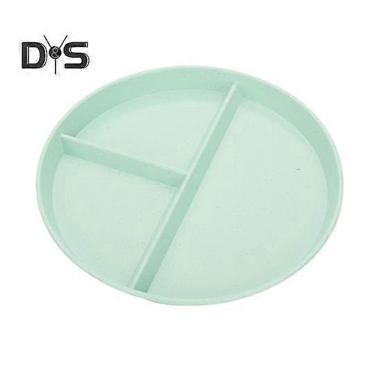 Home Breakfast Tableware Children Three Compartment Divided Meal Plate Weight Loss Ration Unbreakable Dish Plate