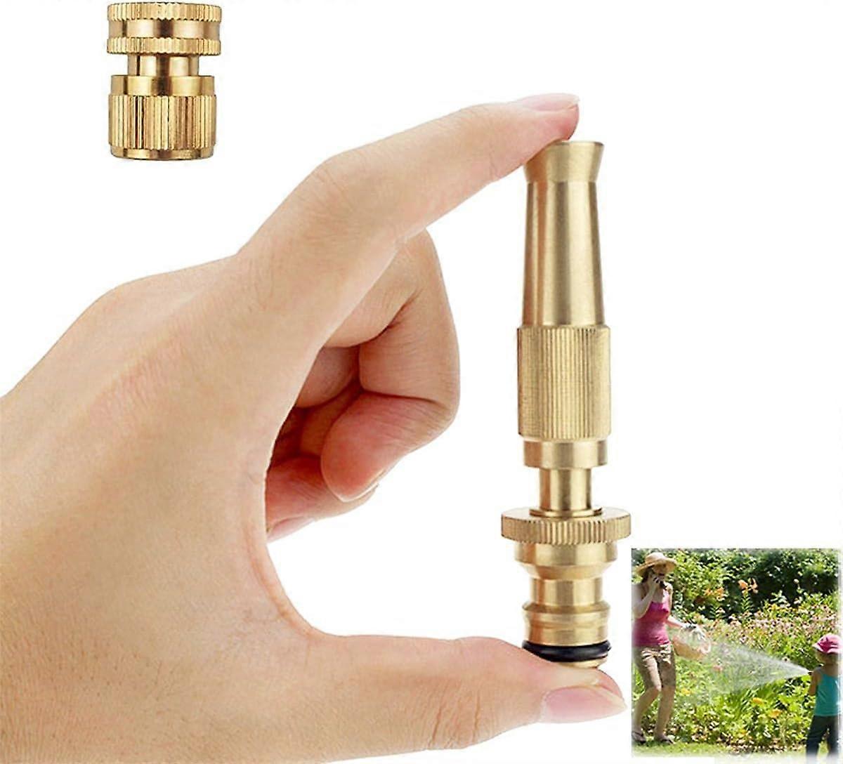 Durable Rustproof Adjustable High-Pressure Brass Nozzle