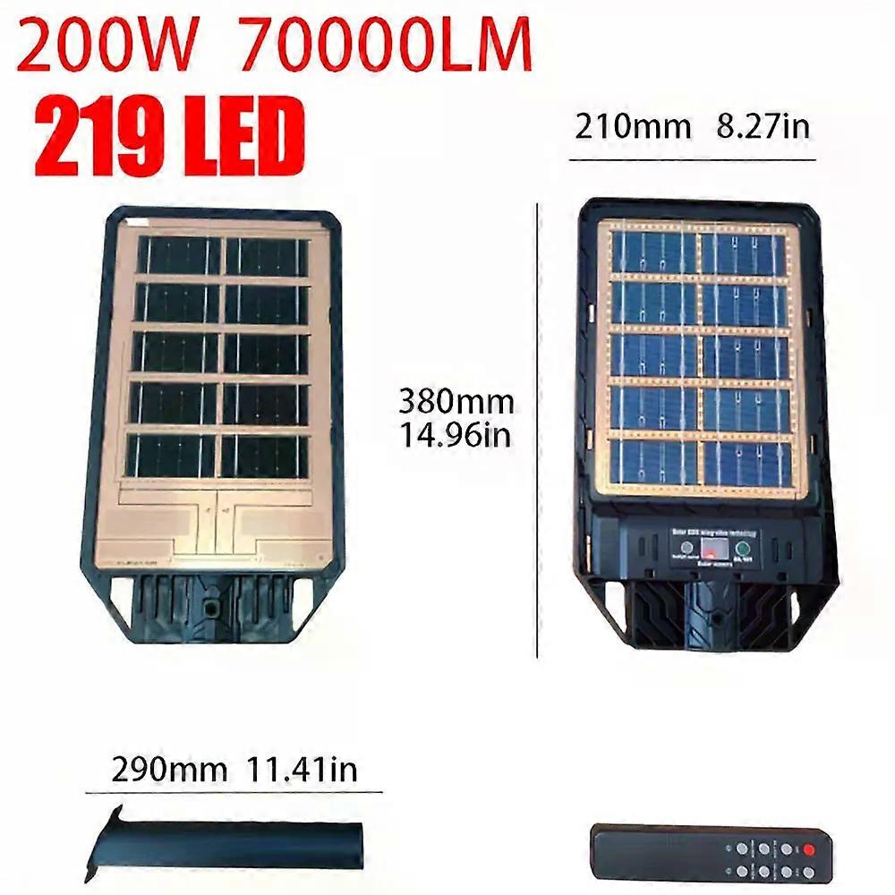 Unbrand Solar Garden Lights Outdoor Waterproof with Motion Sensor and Remote Solar Street Lamp Secur