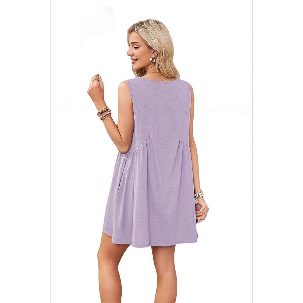 Sleeveless Mini Dress Light L