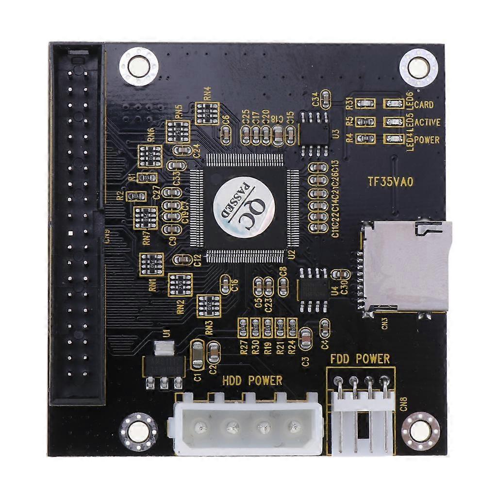 TF Flash Memory Card to 3.5" IDE 44-pin Converter Adapter for SSD