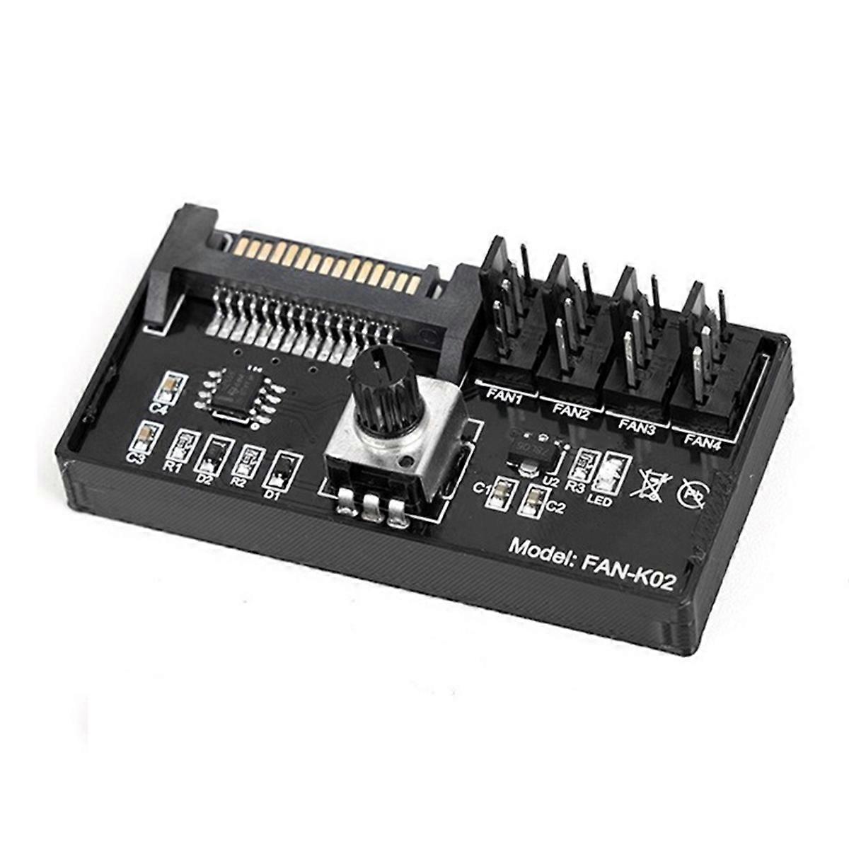 PWM Fan Speed Controller High Power Sata DC Power 4Pin Fan Governor