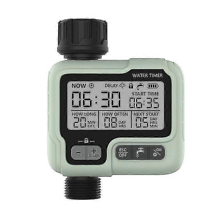 Garden Sprinkler Timer,water Timer Programmable Outdoor Hose Timer With Rain Delay/auto/manual 3 Modes,waterproof Digital Irrigation Timer System For