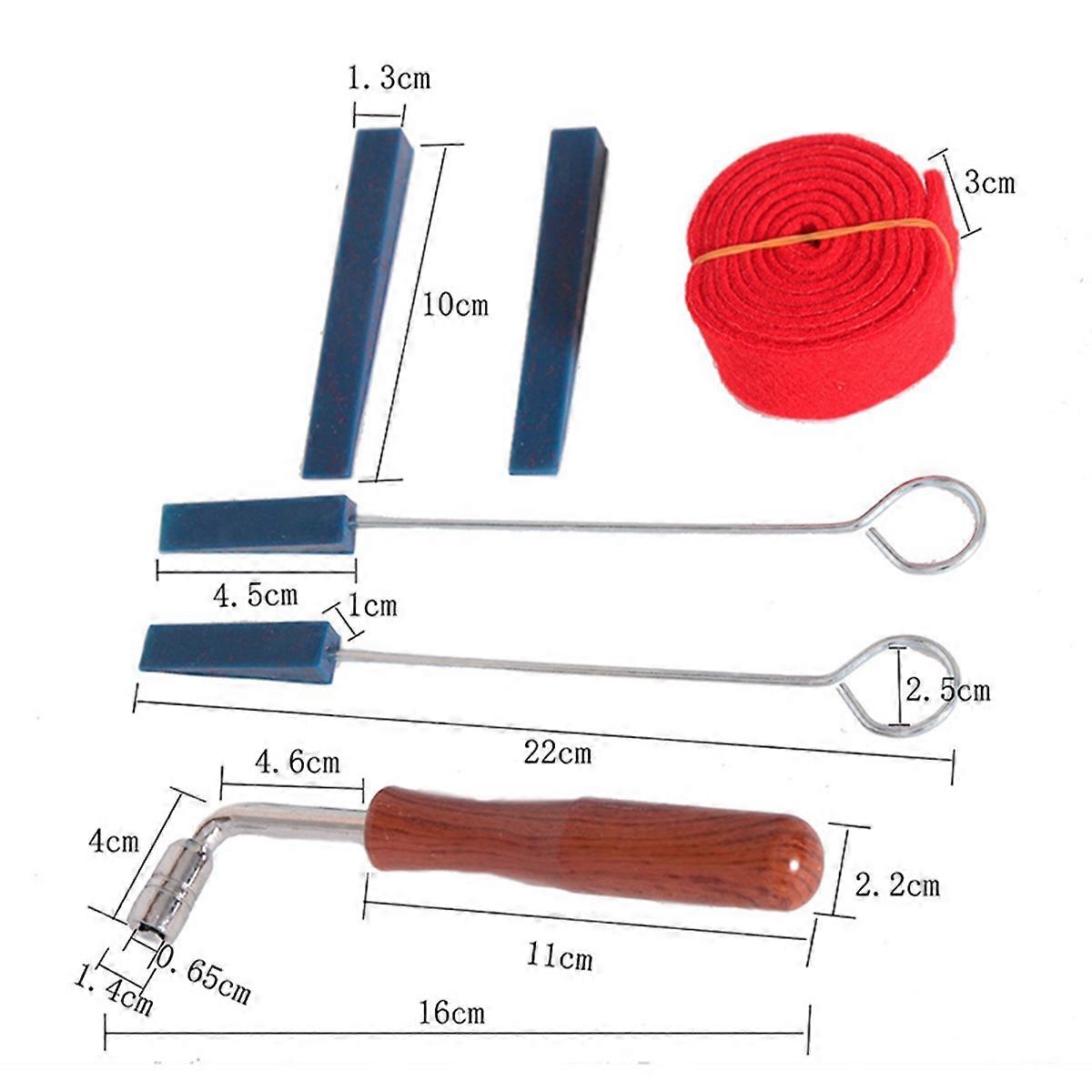 Professional Piano Tuning Kit, Piano Tuner Hammer Mute , Piano Tuning Lever Tools