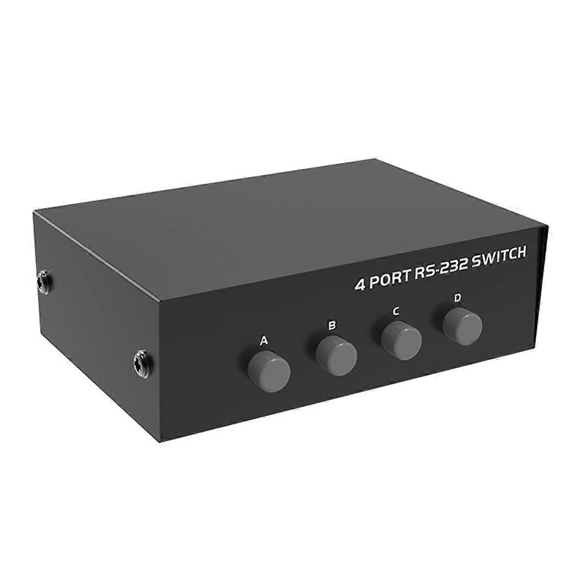 COM Port Sharer 4 in 1 Out Serial Port Sharing Device Button Switch