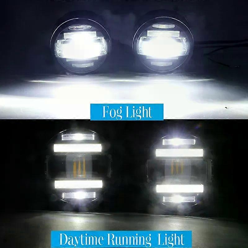 Applies to2 X Car Fog Light Assembly LED DRL Daytime Running Light 36W 3600LM 12V For Infiniti G G25 G37 Q Q60 Q70 QX QX50 QX80 QX70 QX56