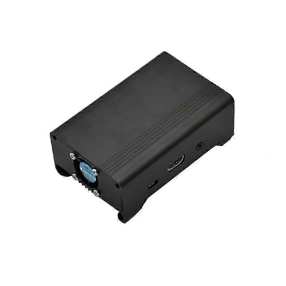 Aluminum Alloy Protective Enclosure Case with Cooling Fan for 3/Pi 2/B+