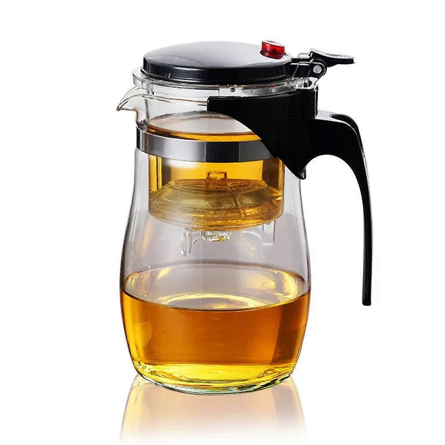 Clear Tea Pot 25 Oz Capacity For Tea, Soup, And Water Separation
